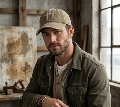 Funny Embroidered Baseball Cap Unisex - color: Pigment Khaki1