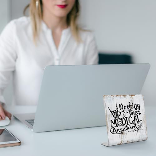 TRCENDE Appreciation Thank You For Medical Assistant,Orthopedic Doctor Gifts,Graduation Gift For Medical Assistant,New Beginnings Gift For Her, Home Office Metal Sign Plaque XLk227 - style: Medical Assistant
