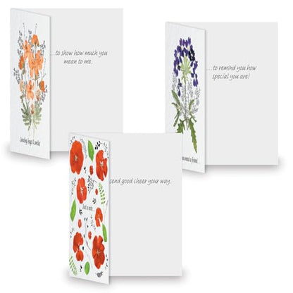 Current Thinking of You Cards - style: Pressed Flowers