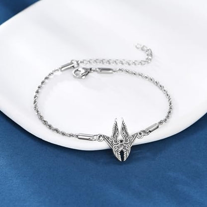Seraphim Jewelry Set 925 Sterling Silver Guardian Angel Seraph Pendant Angel Wings Jewelry Christian Gifts for Women Men - color: Seraphim bracelet