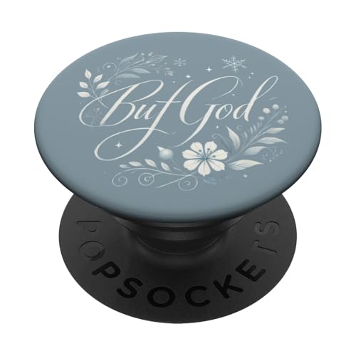Religious But God Christmas Cell Finger Holder Phone Stand PopSockets Adhesive PopGrip - style: Adhesive PopGrip