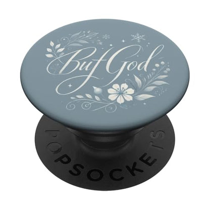 Religious But God Christmas Cell Finger Holder Phone Stand PopSockets Adhesive PopGrip - style: Adhesive PopGrip