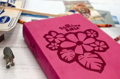 NKJV, Adventure Bible, Leathersoft, Pink, Full Color