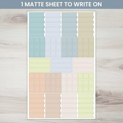 bloom daily planners x Cleerely Stated Rooted in Faith Sticker Pack - 8 Sheets /540 Stickers - Christian Planner Stickers for Journaling, Religious Encouragement, Bible Study, Prayer - Earth Tones - color: Earth Tones