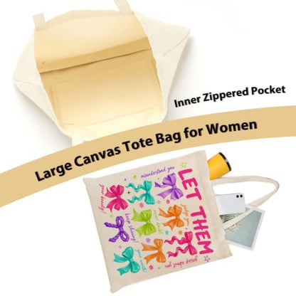 Faith Canvas Tote Bag, Christian Gifts for Women Mama Sister Inspirational Bible Verse Birthday Christmas - color: Inspirational 883