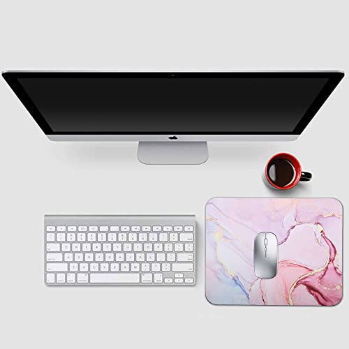 Small Mouse Pad Mouse Mat for Desk Laptop Computer(Marble 9) - color: Marble 9