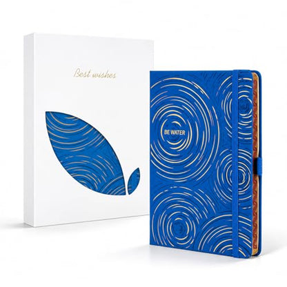 Comix Aesthetic Lined Journal for Writing, 192 Pages, 100GSM Paper, A5 Size - color: Dark Blue