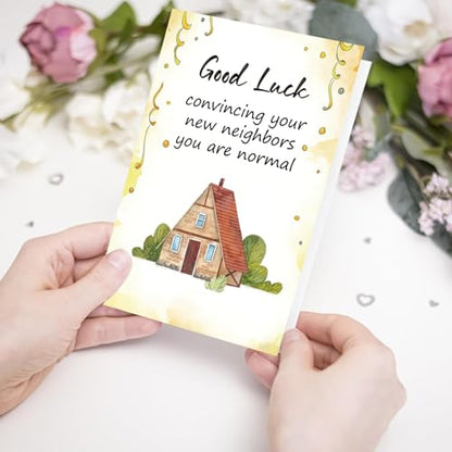 Funny Housewarming Card for Him Her, Perfect for Gifting to Friends Who Just Moved, Lighthearted and Full of Humor. - color: #3