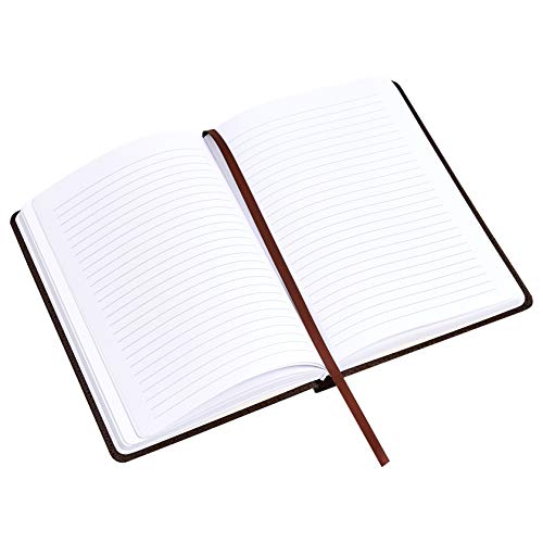 Amazon Basics Shagreen Hardcover Journal for Writing, Note Taking and Journaling with Elastic Band, 2-Pack