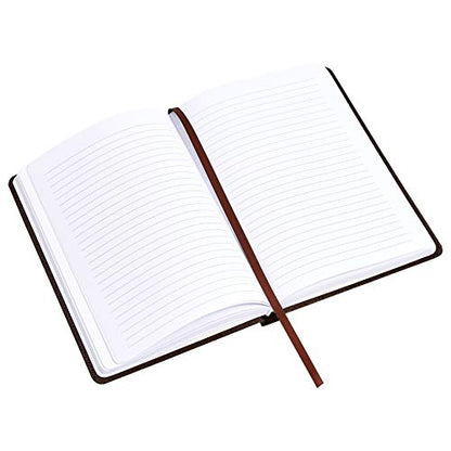 Amazon Basics Shagreen Hardcover Journal for Writing, Note Taking and Journaling with Elastic Band, 2-Pack