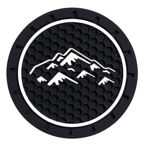 2Pcs 2.75 Inch Mountain Cup Holder Insert Coaster Diameter Oval Tough Vehicle Travel Auto Mountain Car Accessories - color: cup-mountain