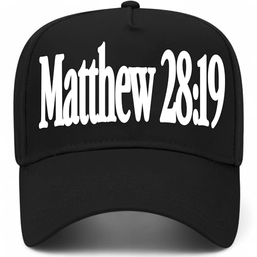 Matthew 28:19 Hat - color: Black