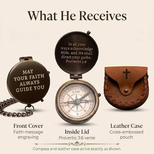 Baptism Gifts for Boys – Confirmation & First Communion Compass Gift