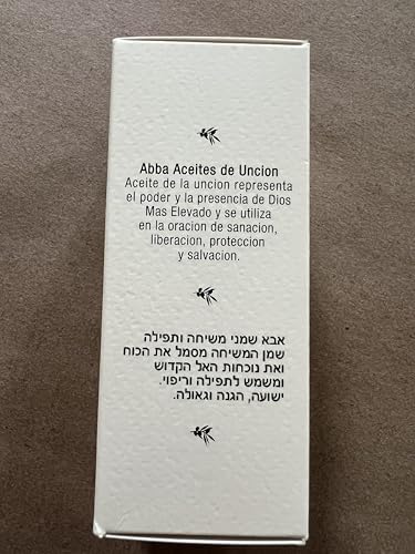 ABBA Oil Frankincense & Myrrh 1/2oz Bottle Anionting Prayer Oil in a Gift Box - ABBA Jerusalem (.50oz) - size: 0.5 Fl Oz (Pack of 1)