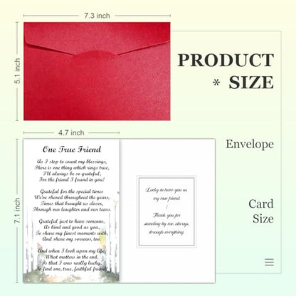 Personalized Thank You Cards with Envelopes, Thank You Card for Friends - color: DXI#036