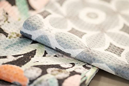 Kitchen Towels, Dish Towels for Kitchen, 3 Pc Kitchen Towel Set - color: Pewter