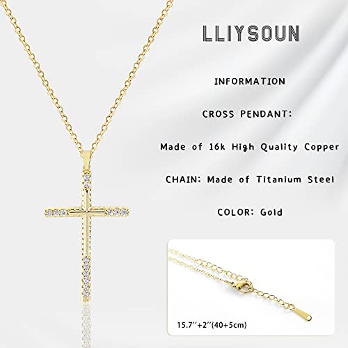 Cross Pendant Necklace for Women Jewelry Gold Cross Necklaces for Women Cross Necklace Minimalist Trendy Jewelry Valentines Day - style: CN1