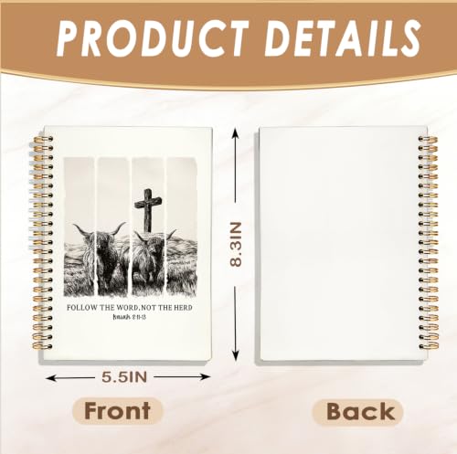 Bible Journal for Women,Bible Nnotebook,Gifts for Christian Women - color: Christian Gifts Journal-white