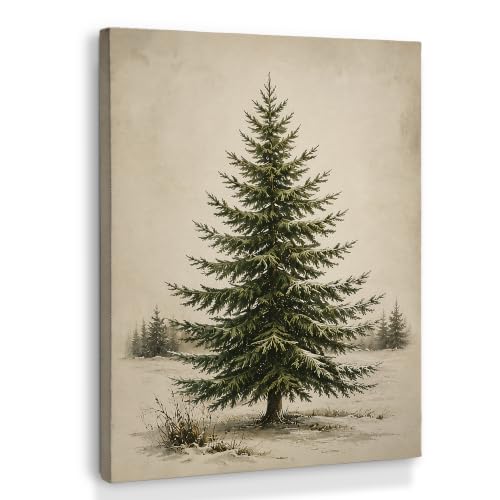 XINCEYWJ Rustic Farmhouse Christmas Pine Tree Wall Art Decor 11x14 Inches - color: Christmas tree-4, size: 11x14in