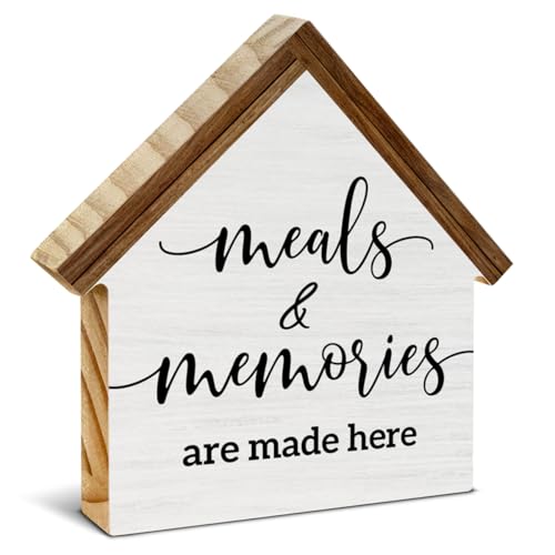 Farmhouse Kitchen Decor, Meals and Memories Are Made Here - color: meals
