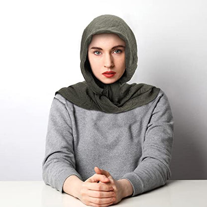 Jiuguva 16 Pcs Women Scarf Shawl Hijab Head Wrap, 16 Colors