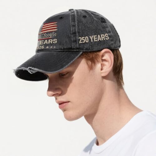 250th Anniversary 250 Years Freedoms Baseball Hat Running Embroidered Cap for - color: 250th Anniversary 250 Years Freedoms12