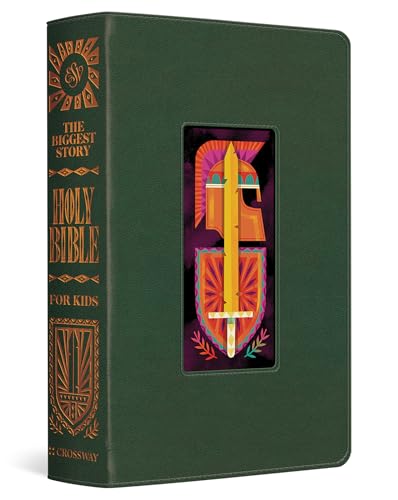 ESV The Biggest Story Holy Bible for Kids (TruTone, Dark Green, Armor Design): Children's Bible for Ages 6–12