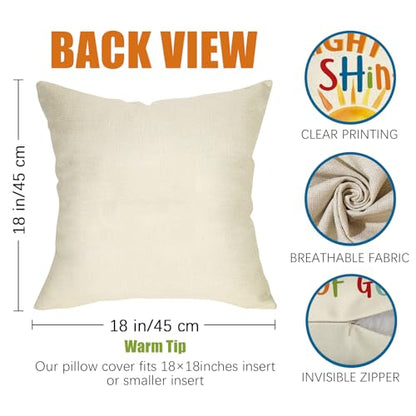 Fahrendom Inspirational Christian Decorative Throw Pillow Covers - color: Inspirational Christian