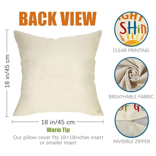 Fahrendom Inspirational Christian Decorative Throw Pillow Covers - color: Inspirational Christian
