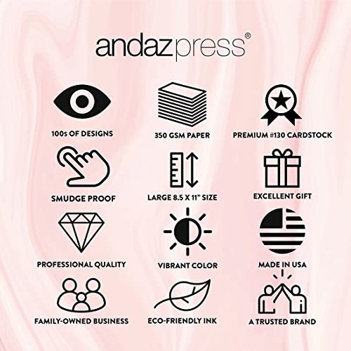 Andaz Press Jumbo Sympathy Card with Envelope, Sorry For Your Loss Card, Caring Thoughts Are With You, Pets, Condolences Card with Big Blank Space to Send to Friends, Family, 8.5" x 11", 1-Pack - color: Caring Thoughts Are With You 1
