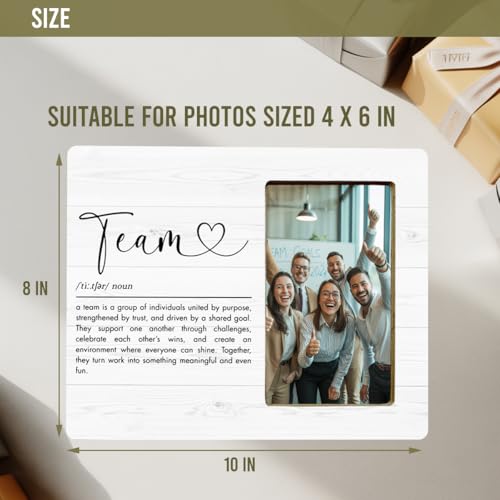 Team Definition Gifts Picture Frame, Best Team Ever Gifts Picture Frame for Employees Coworker Colleage - color: Team