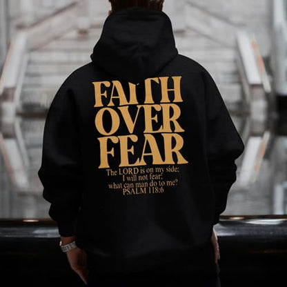 Christian Hoodies for Men Bible Religious Sweatshirts Jesus Hoodie - color: Black01, size: Medium