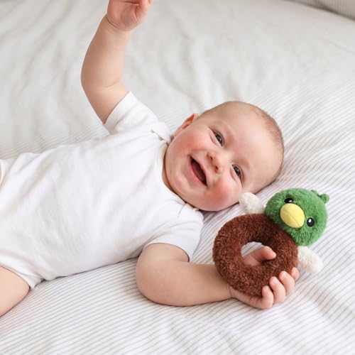 Karenhi Green Mallard Duck Stuffed Animal Little Stuffed Animal Praying - color: Mallard Duck