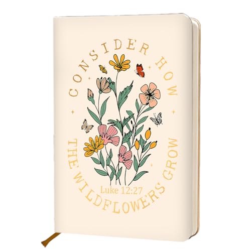 Bible Verse Lined Journal Notebook for Women Men, Christian Gifts - color: Multi 0333