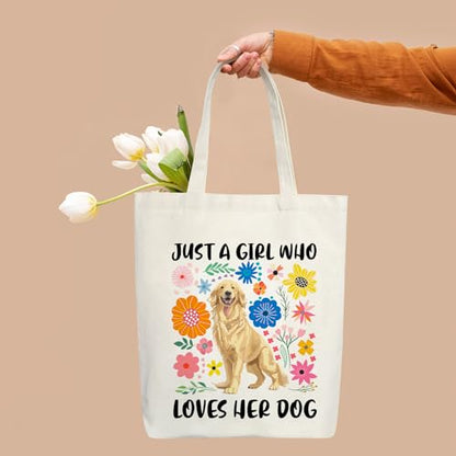 Doreen's Boutique Aesthetic Canvas Handbag Tote Bag - style: Dog 2