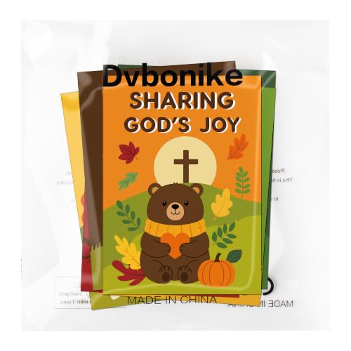 Dvbonike 24Pcs Fall Religious Animals Coloring Books DIY Color-in Pages - color: N-Fall Religious Animals