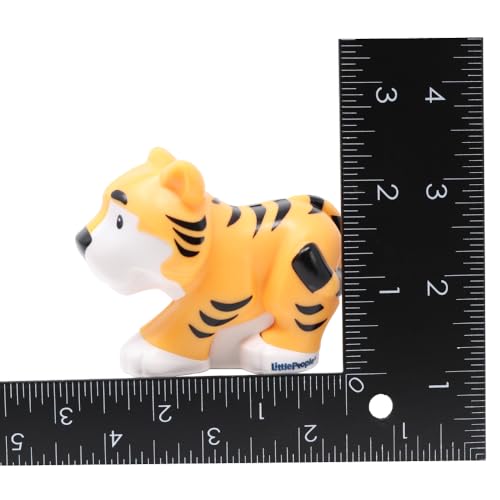Fisher-Price Replacement Part Little People Noah's Ark Zoo Safari Jungle Animals Playset JLV11 - Replacement Light Orange Tiger Figure