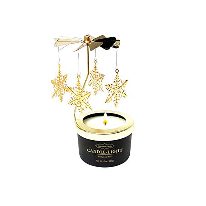 Kelly's Custom Candles Birthday Gifts for Women,for Wife,Rotatable Snowflake Candle Gift for Her,Unique Candle Gifts for Colleague,Mom and Wife,Birthday,Anniversary,Christmas and Thanksgiving. - size: Small(1-Pack), style: Snowflake