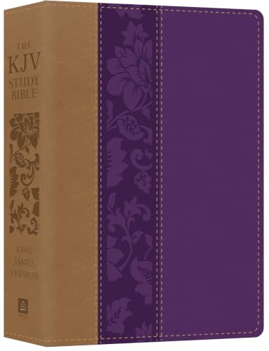 The KJV Study Bible, Large Print [Violet Floret]