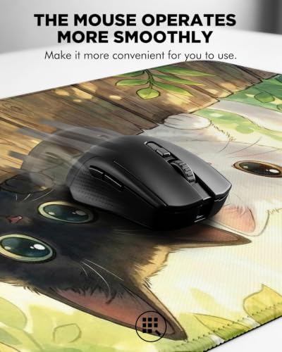 Mouse Pad, Desk Mat, 31.5x11.8in Large Mousepad, Kitten - color: Kitten