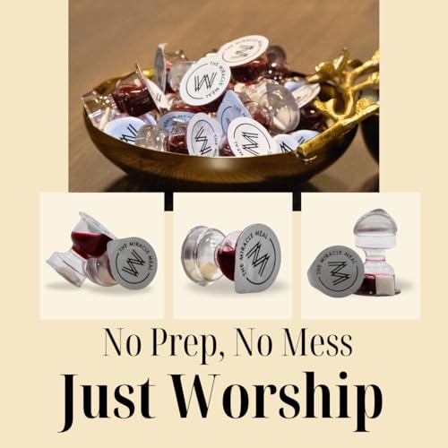 Miracle Meal Prefilled Chalice Communion Cups & Wafer Set, Box of 100ct