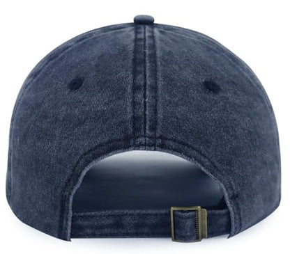 Christian Jesus Cross Hats for Men, Stand for The Flag Kneel for The Cross Baseball Cap - color: Navy
