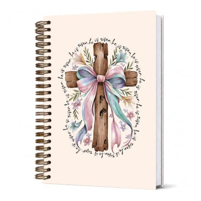Dejfel Bow Christian Notebook Journal for School Supplies Women Girls - color: christain bow