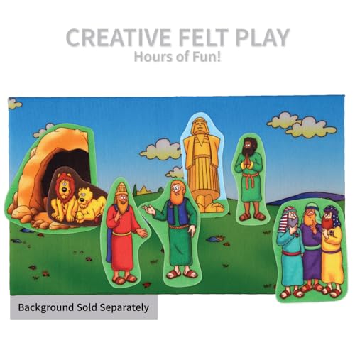 Little Folk Visuals Beginners Bible: Daniel Precut Felt Pieces, 16 Pieces Set