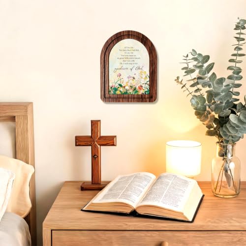 Goodness Of God Wood Plaque Signs，Christian Desk Decor - color: Goodness Of God