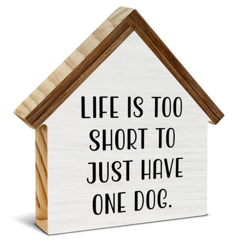 Gifts for Dog Lovers, Life Is Too Short to Just Have One Dog - color: LIFE