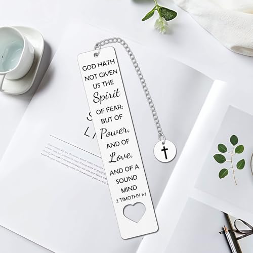 Inspirational Bible Verse Bookmark Christian Gift for Women Men Faith Religious Spiritual Gifts Inspirational Christian Birthday Presents for Mom Dad Teen Friends Book Lovers Bookworm Readers