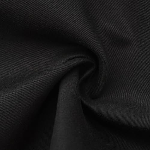 Unisex Clergy Tab Collar Clerical Bib Collar with Insert White Tab, 2pcs in Pack Black Color