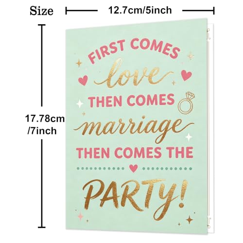 Engagement Card Gifts for Women Men,Wedding Card for Him Her - color: card 357