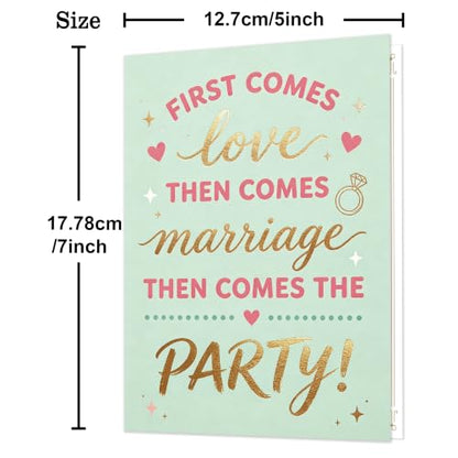 Engagement Card Gifts for Women Men,Wedding Card for Him Her - color: card 357